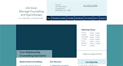 Desktop Screenshot of lifevisioncounselling.com.au
